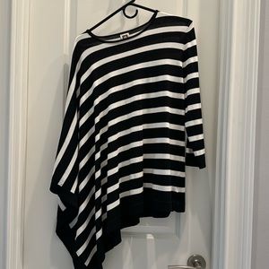 Asymmetrical light weight sweater